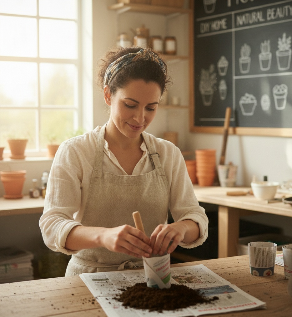 Fabriquer ses pots de semis avec du papier journal : écolo et économique