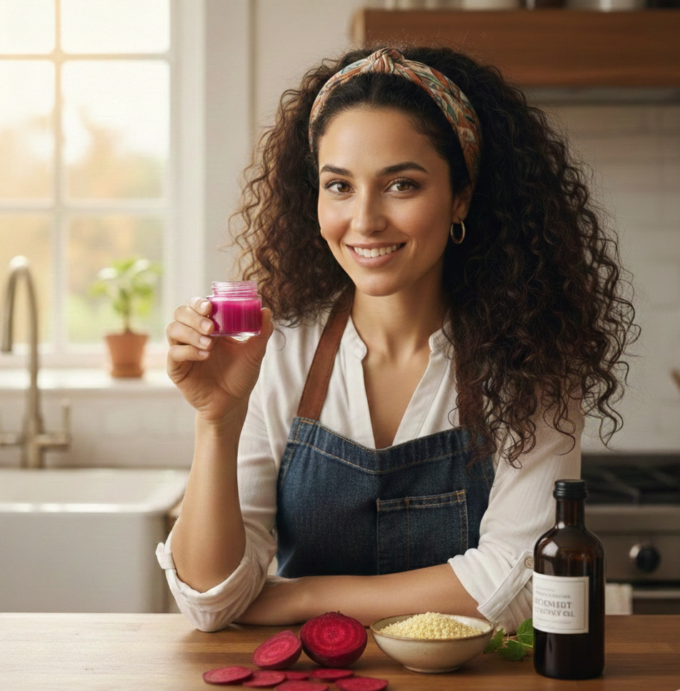 Baume à lèvres teinté maison : la recette trop mignonne avec de la betterave !