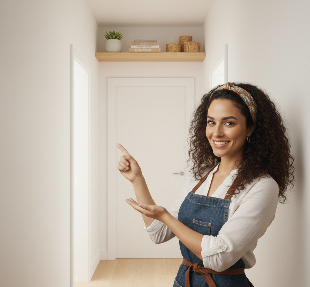 Installer une étagère au-dessus de la porte : guide étape par étape