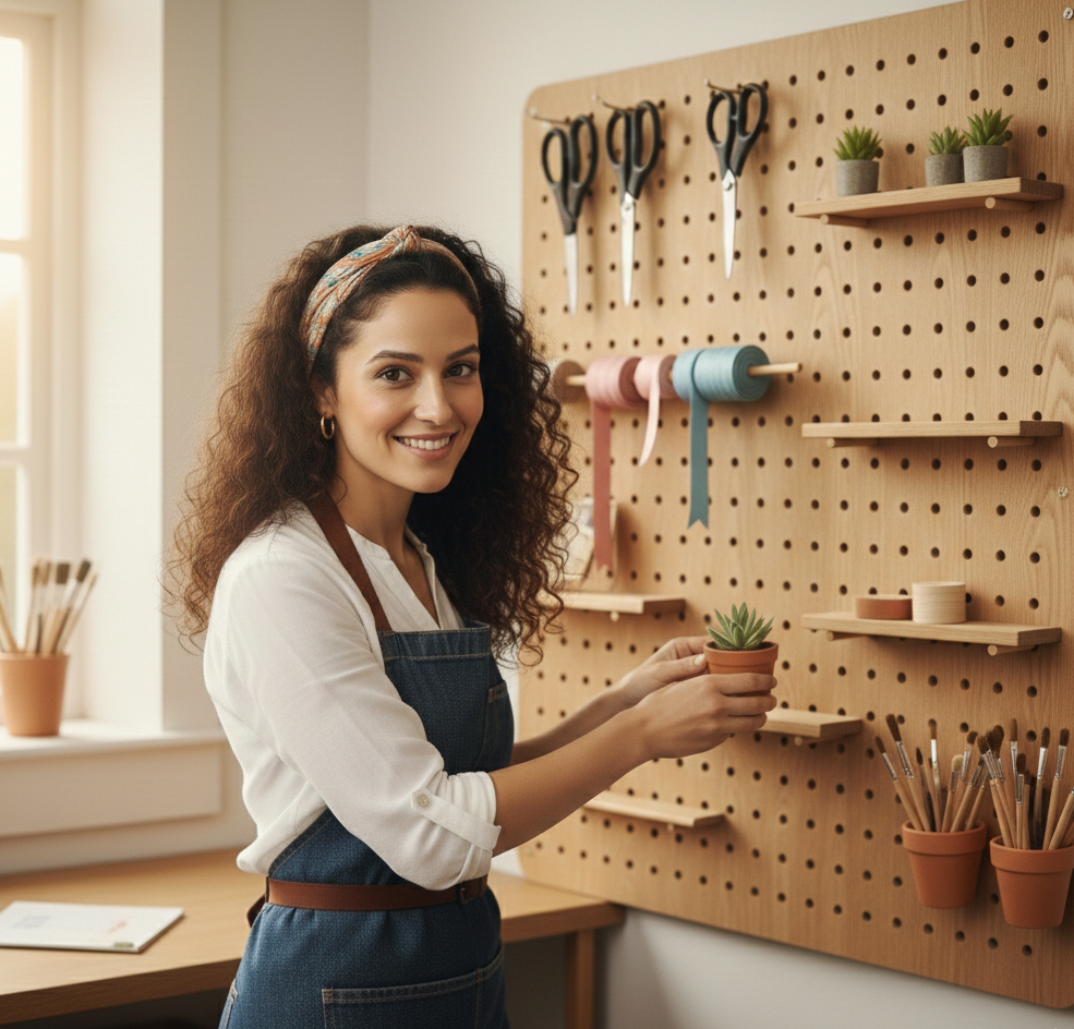 Organiser son atelier avec un pegboard : la solution game changer !