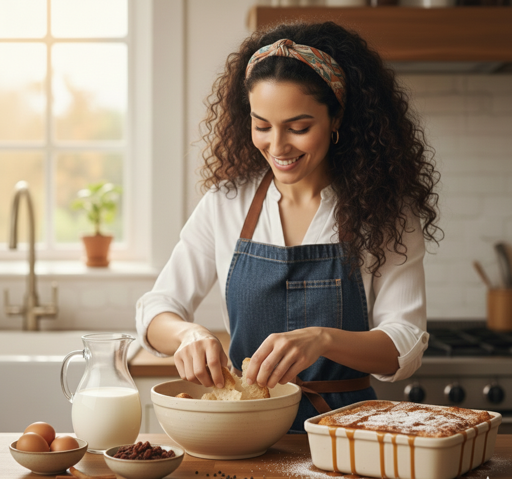 Transformer du pain dur en pudding gourmand : une idée de génie !