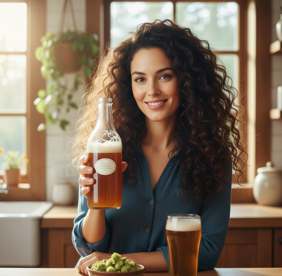 Masque capillaire à la bière pour volume : le secret des cheveux ultra-volumineux !