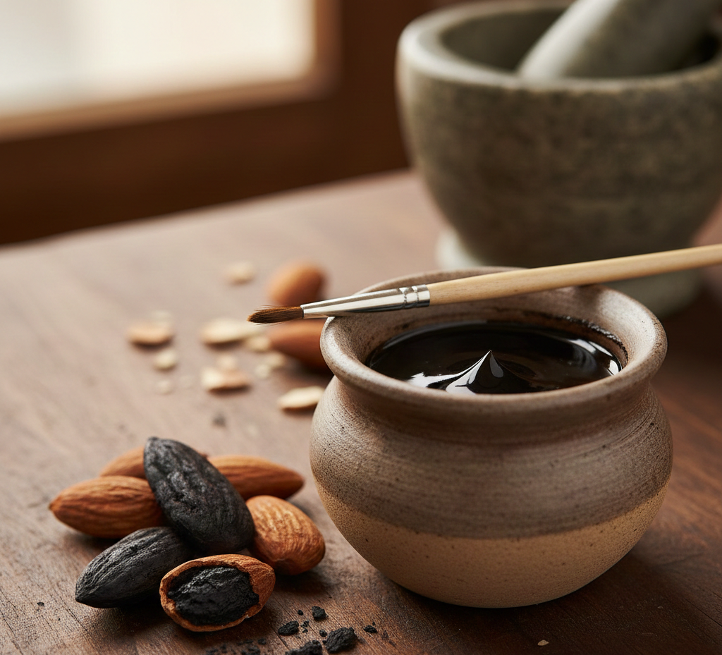 Liner noir maison avec des amandes brûlées : la recette trop stylée