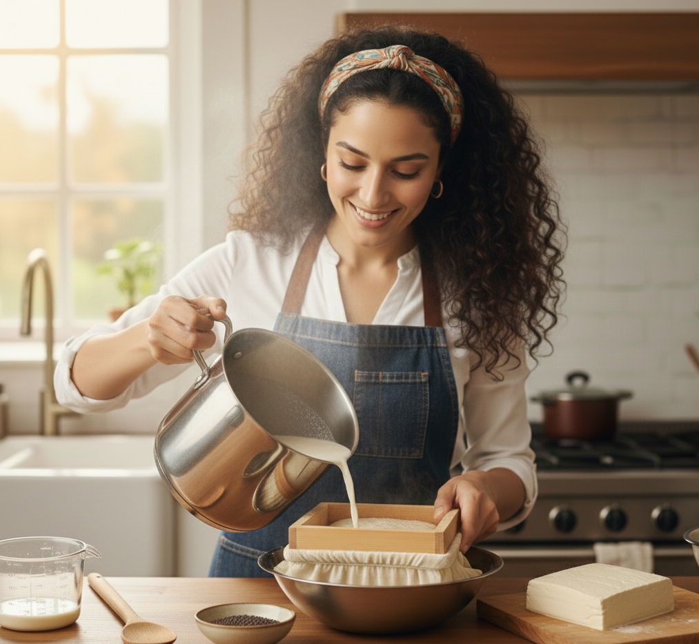 Fabriquer son tofu maison à partir de lait de soja : c'est dingue !