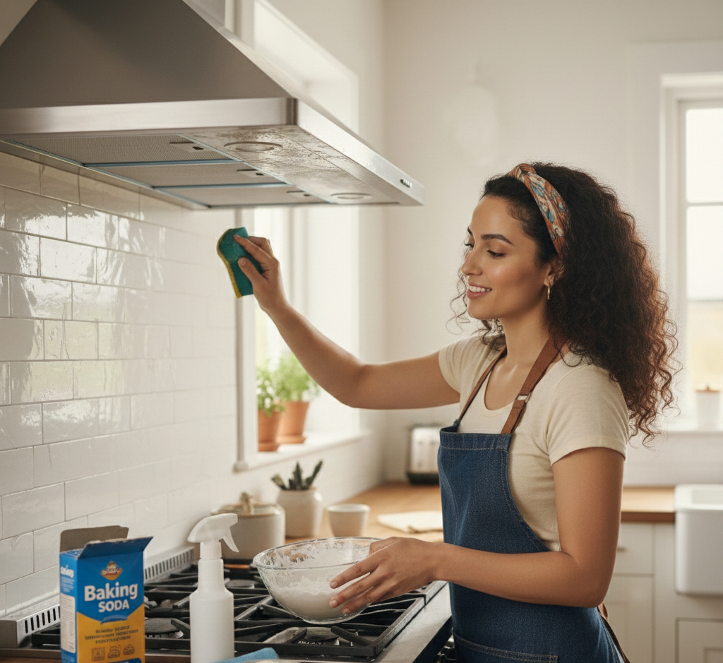 Dégraisser la hotte avec du bicarbonate : astuces et conseils