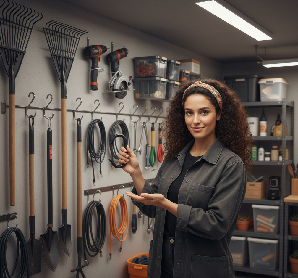 Optimiser le rangement du garage avec des crochets : c'est dingue !