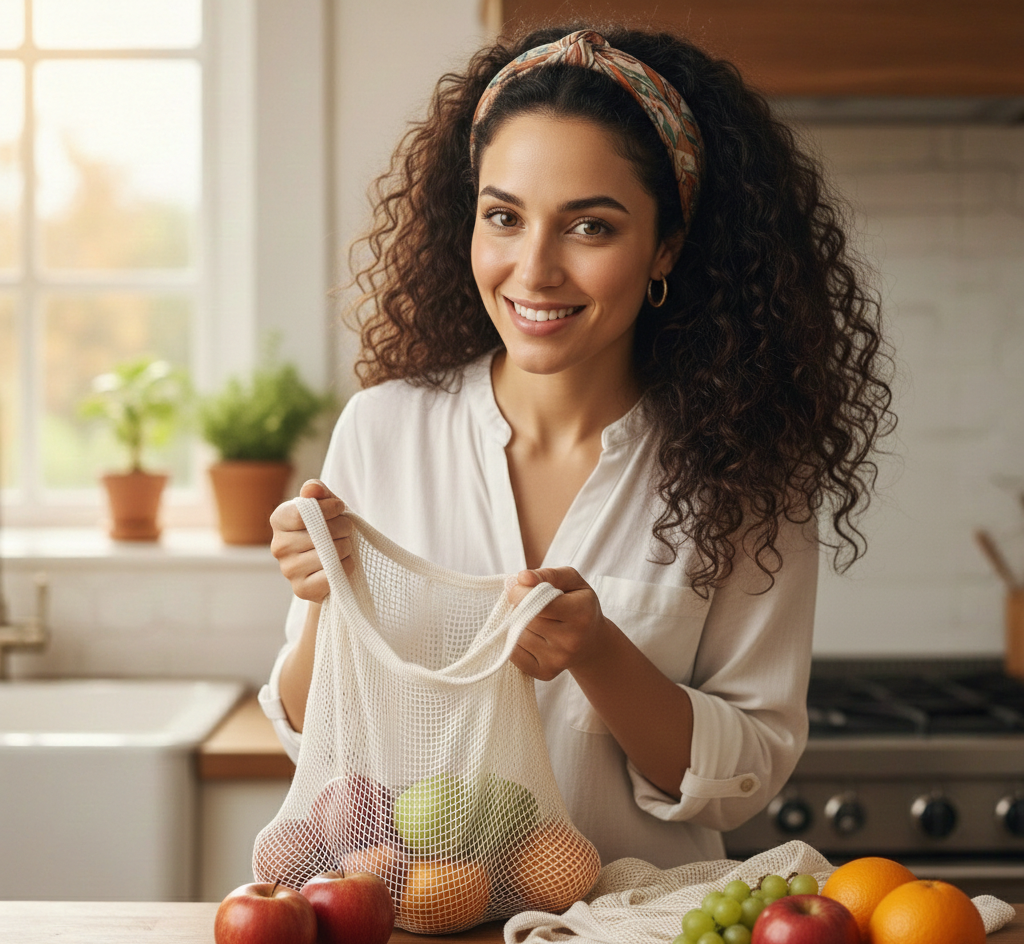 Filets de lavage comme sacs à vrac pour fruits : une idée game changer !