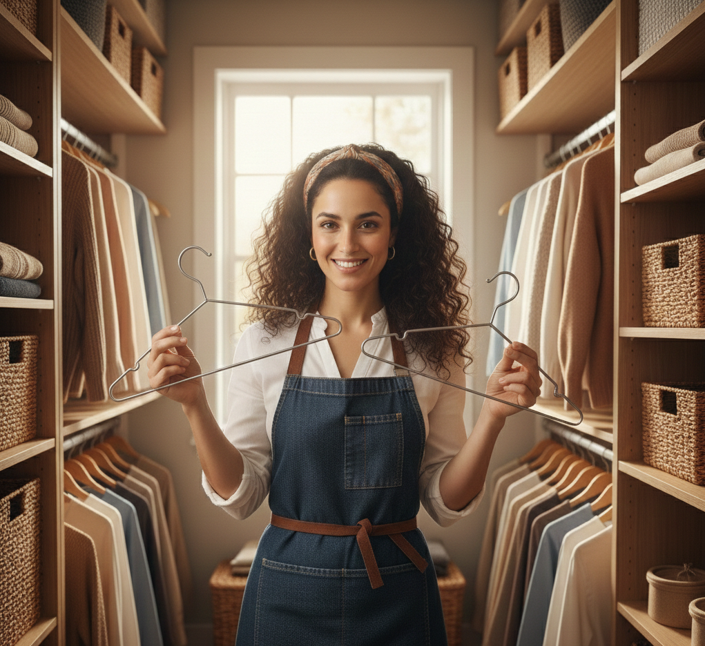 Le cintre à l'envers : l'astuce de tri révolutionnaire que vous ne connaissiez pas !