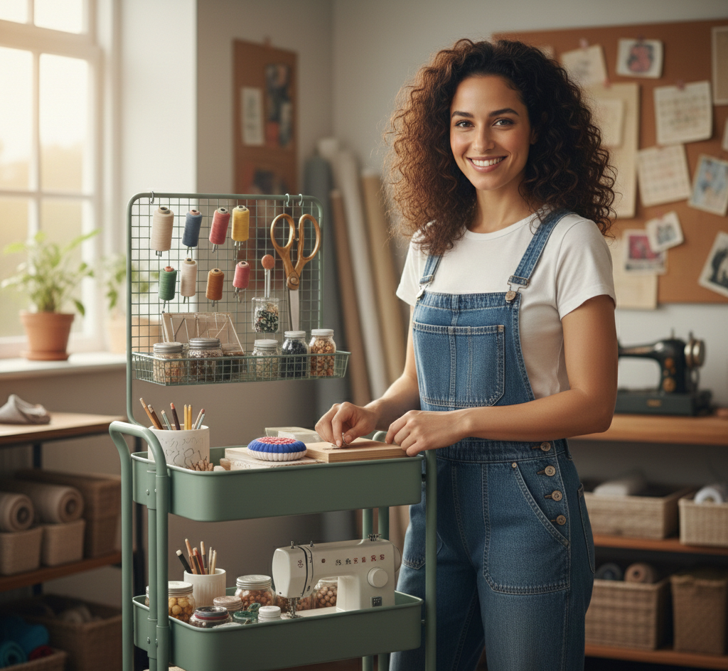 Organizar tu taller de costura con un carrito: ¡Ideas increíbles!