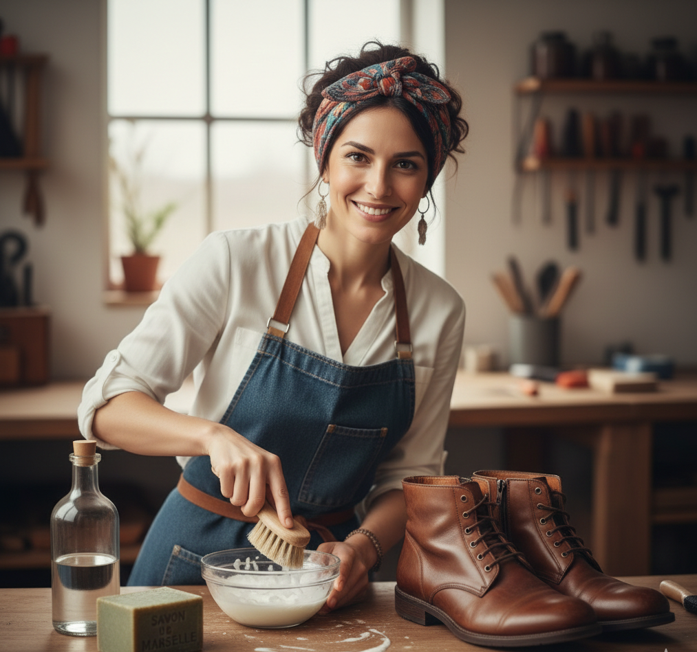 Fabriquer un détergent naturel pour chaussures en cuir