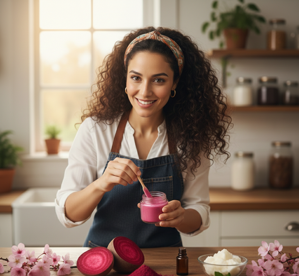 DIY : Baume à lèvres teinté à la poudre de betterave