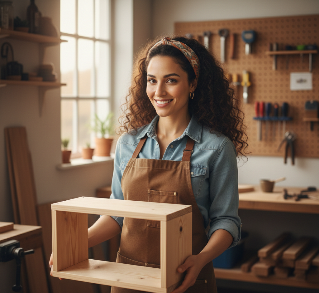 How to Build a Simple Wooden Shelf in 5 Minutes