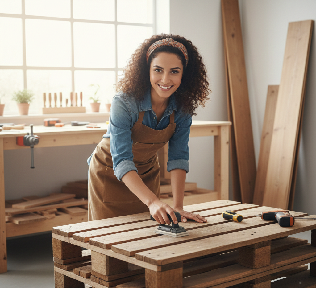 Crée ton meuble DIY game changer en bois recyclé !