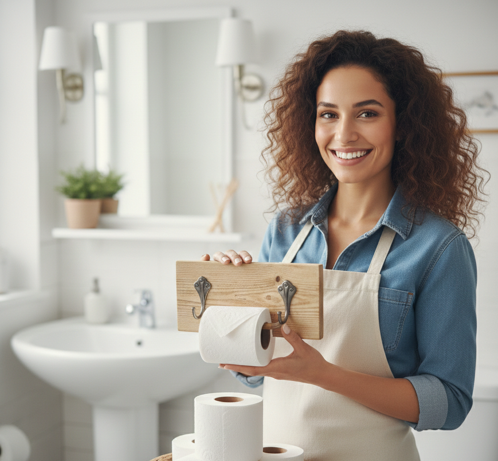 Créez un Range-Papier Toilette Décoratif : Tutoriel DIY