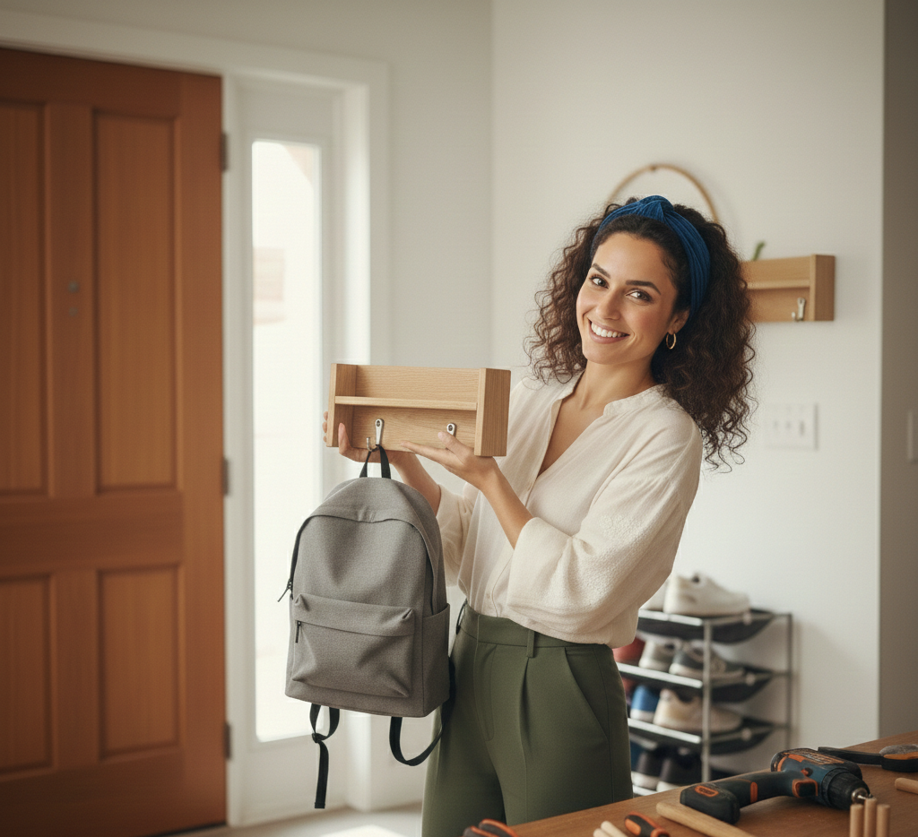 Tutoriel : Fabriquer un support mural pour sac à dos