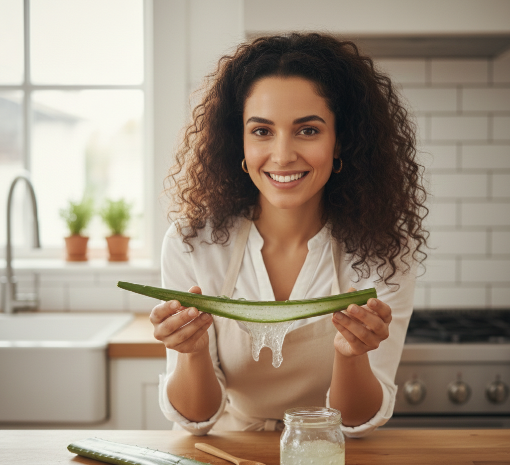 Cómo hacer gel de aloe vera pur hecho en casa