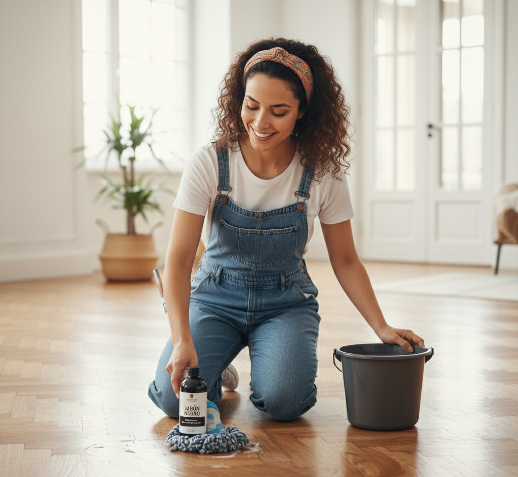 Cómo limpiar parquet con jabón negro: guía paso a paso