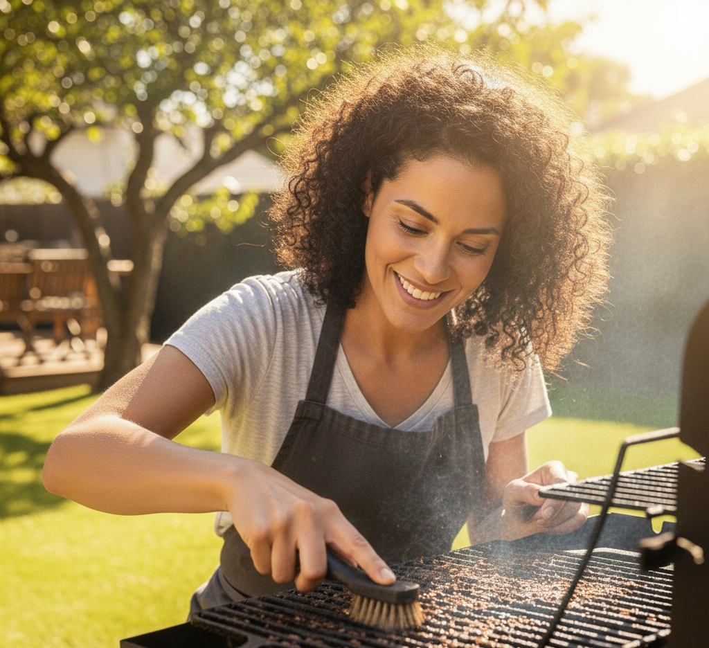 طريقة تنظيف شبكات الشواء من الفونت