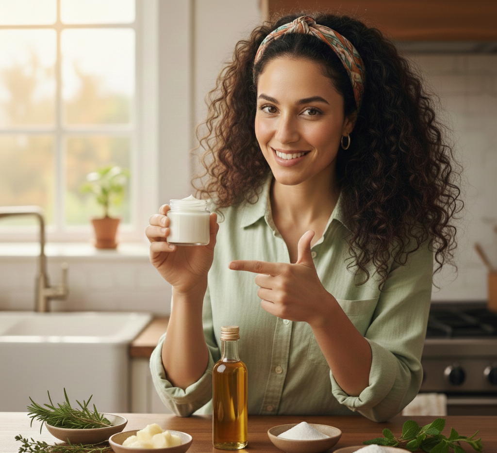 طريقة صنع ديودورانت كريم بالزيت الزيتون