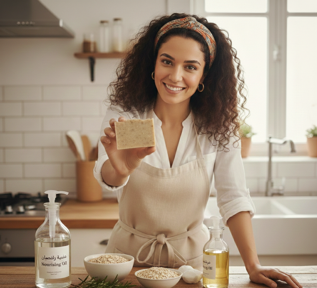 صابون غسيل الجسم المغذي المنزلي: وصفة سهلة وصحية