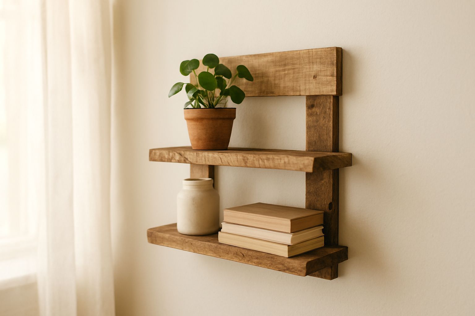 DIY Recycled Pallet Wall Shelves: A Step-by-Step Guide to Rustic Charm
