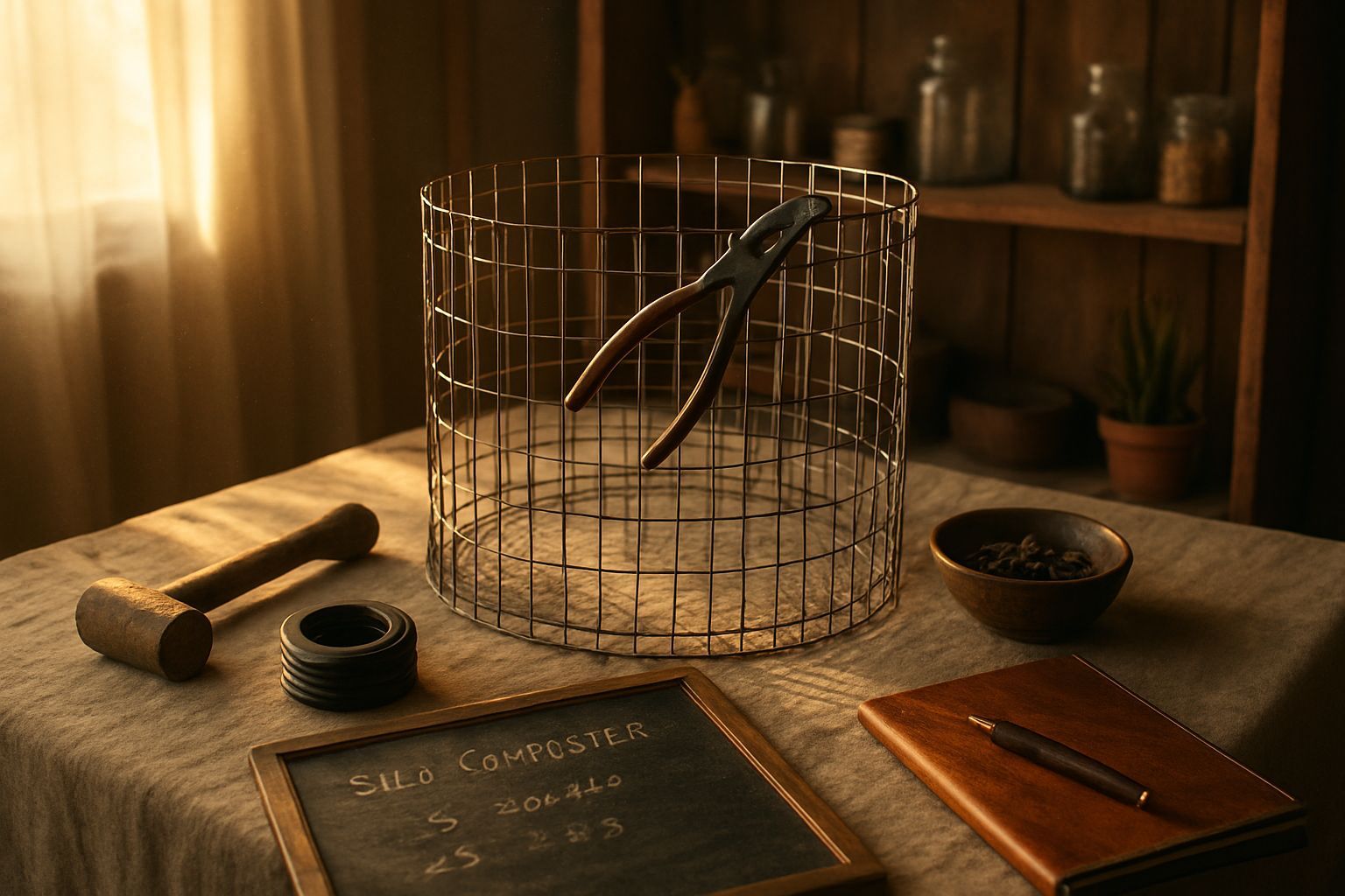 How to Build a Wire Mesh Silo Composter: A Step-by-Step Guide