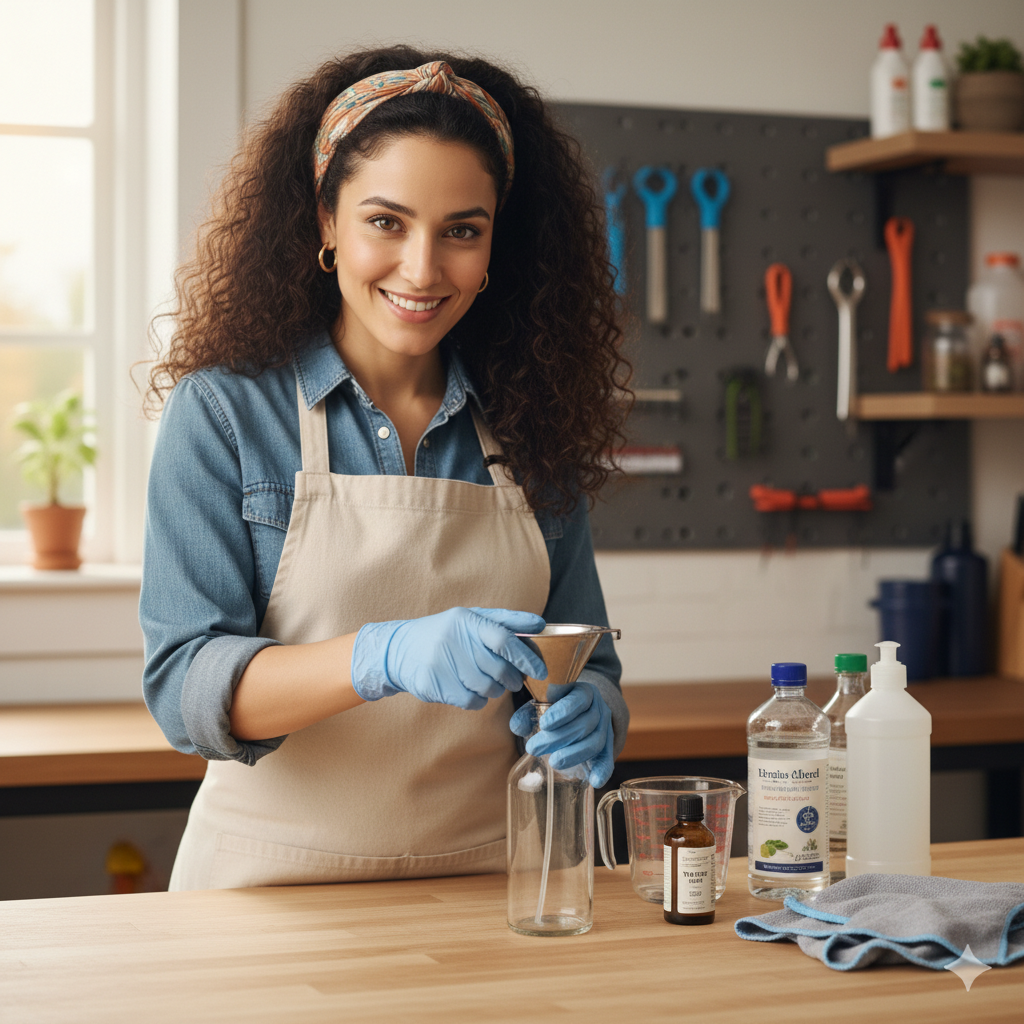 How to Make a DIY Door Handle Disinfectant Spray