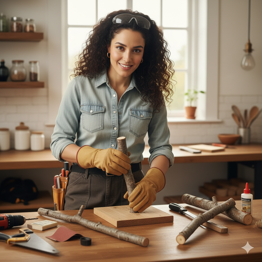 How to Make a Tree Branch Wall Coat Hook: A Rustic DIY Guide