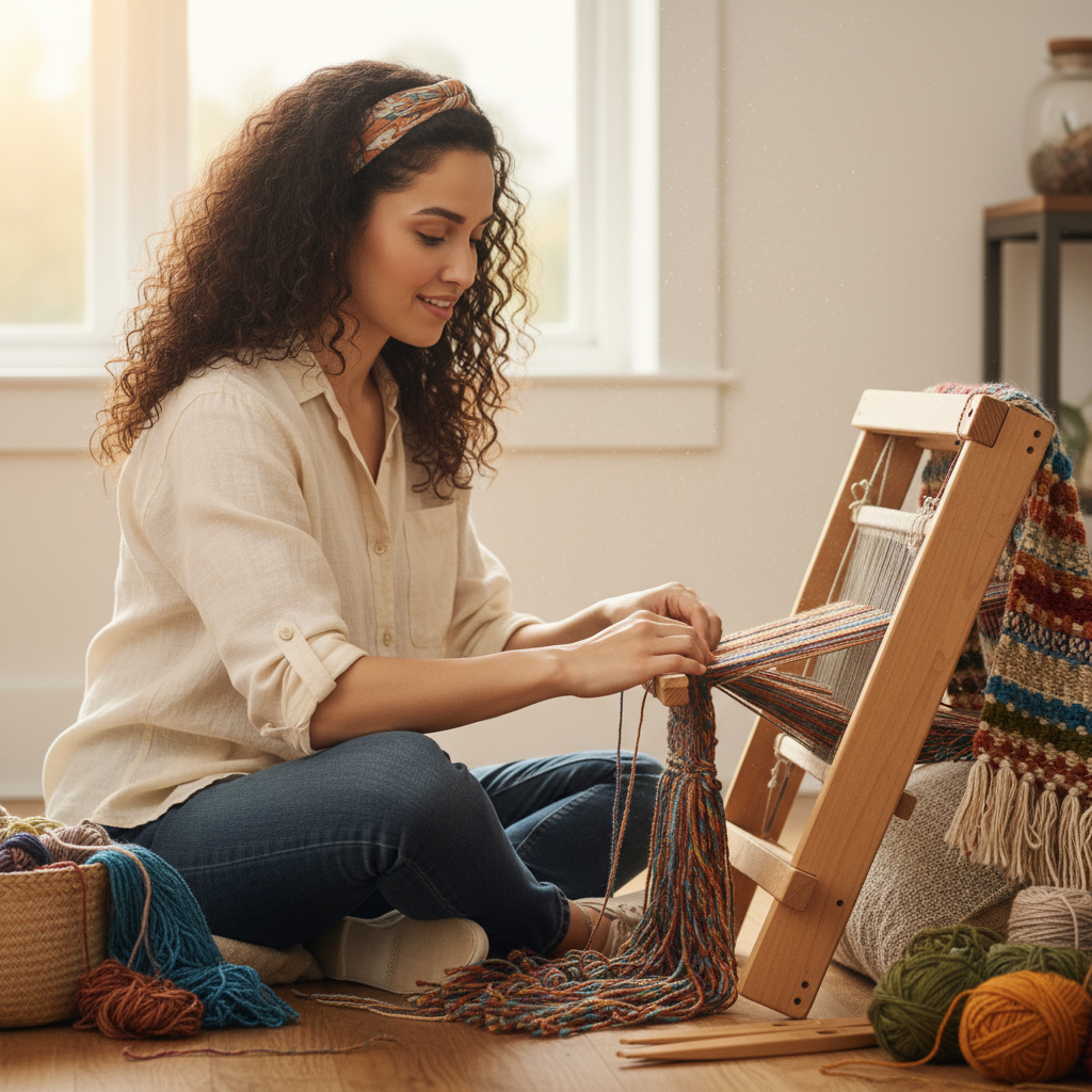 How to Make an Ethnic Woven Fringe Throw Blanket