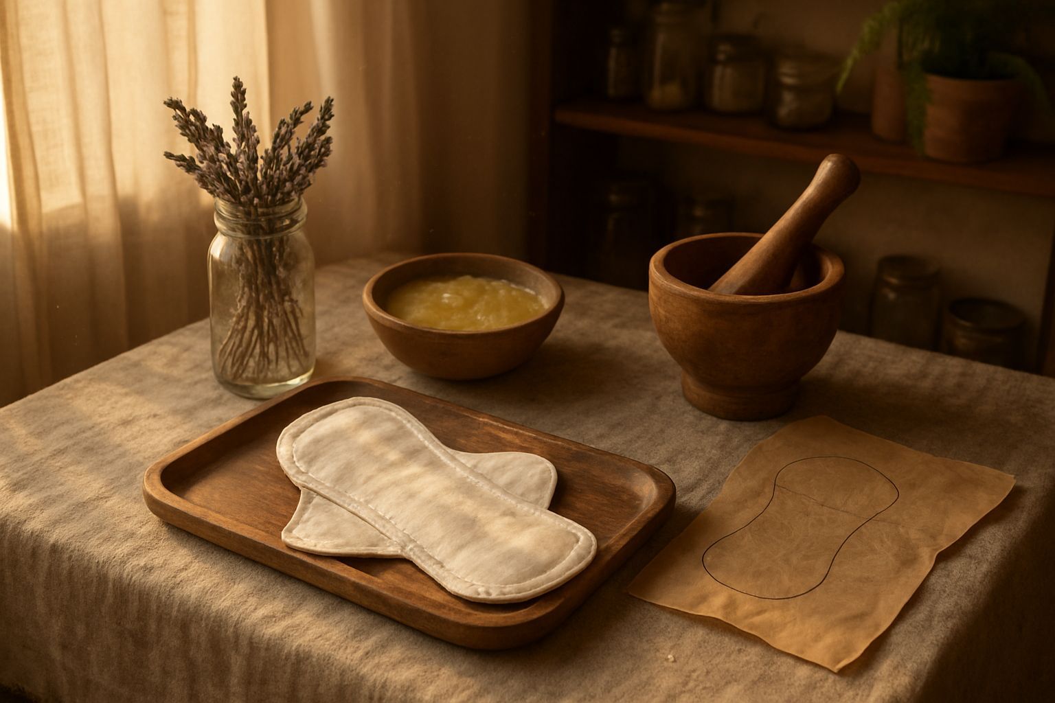 كيفية صنع كولوت menstruelle (سراويل دورية) في المنزل