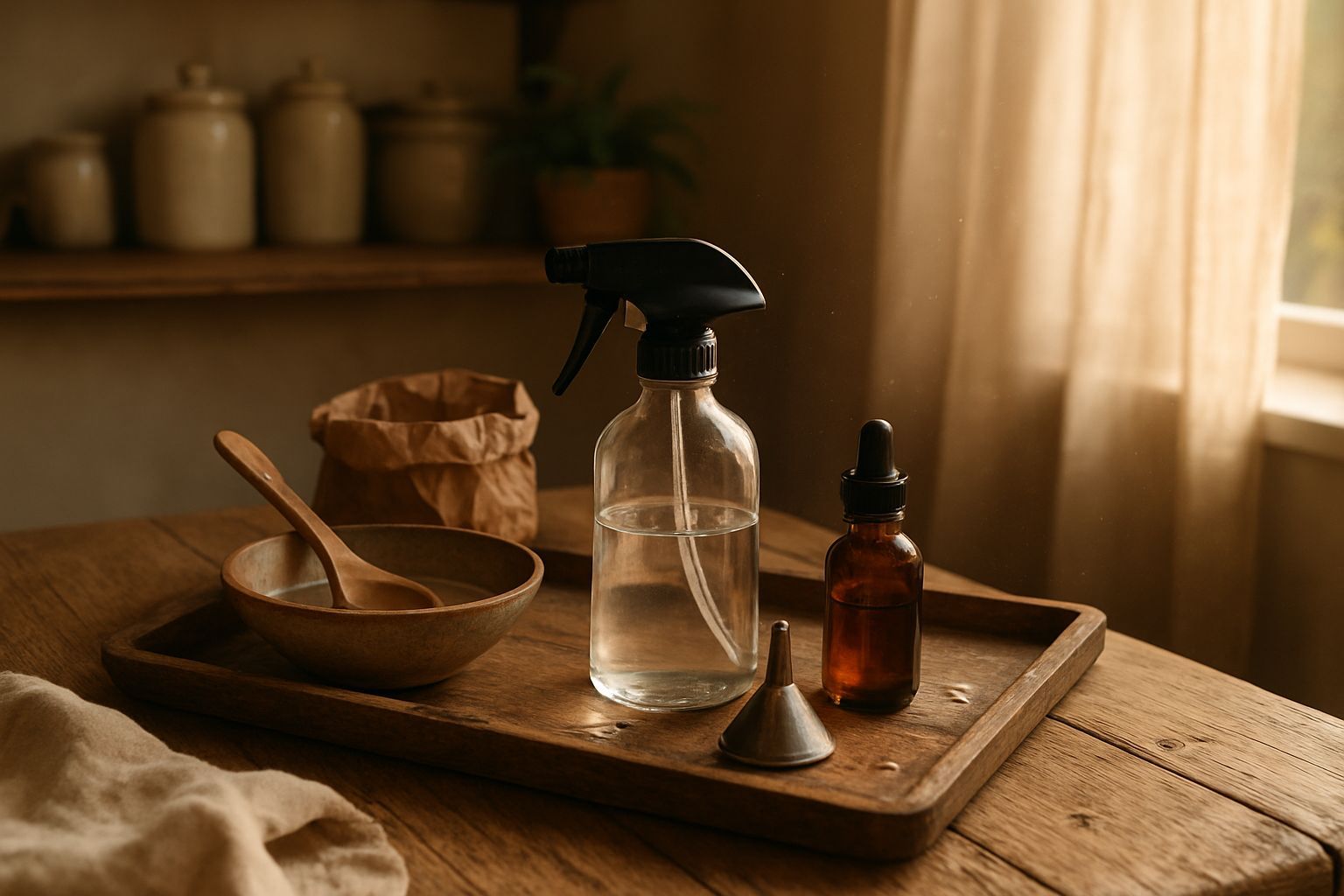 Cómo hacer un limpiador de inodoro con aceites esenciales