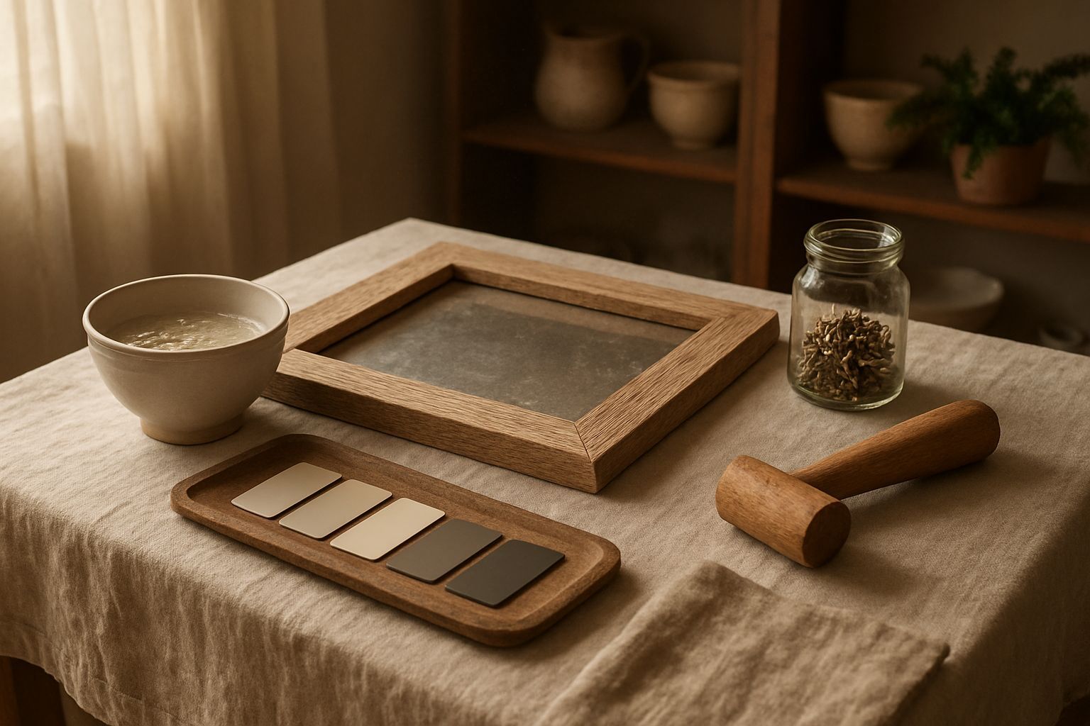 Créer un miroir avec encadrement en bois brut : tutoriel DIY