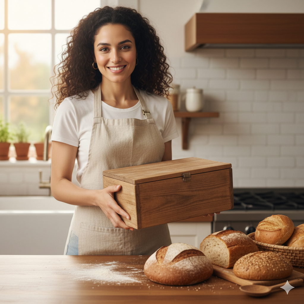 صندوق الخبز المغلقة من الخشب: دليل شامل