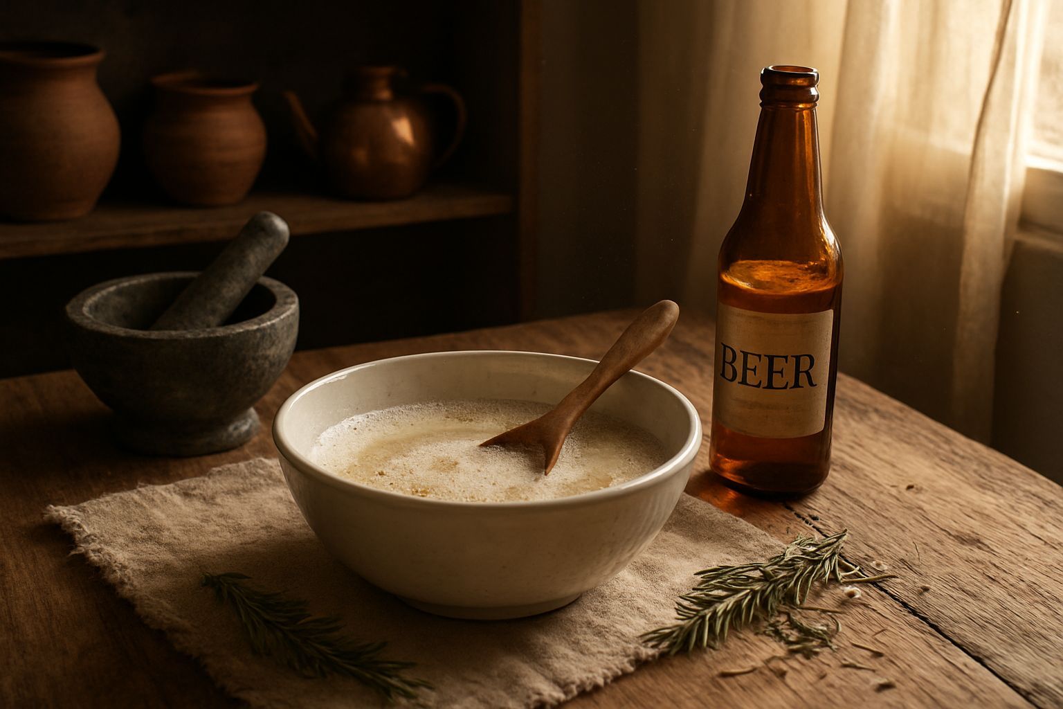 شامبو حجم متطاير بالبيرة: وصفة منزلية سهلة