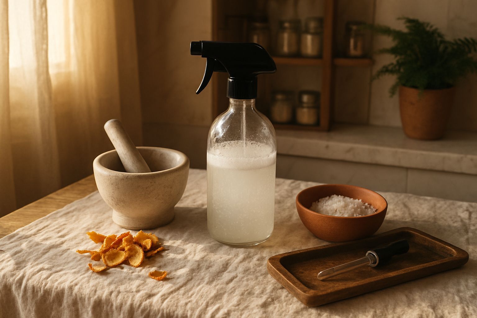 Comment fabriquer un spray anti-calcaire maison pour la salle de bain