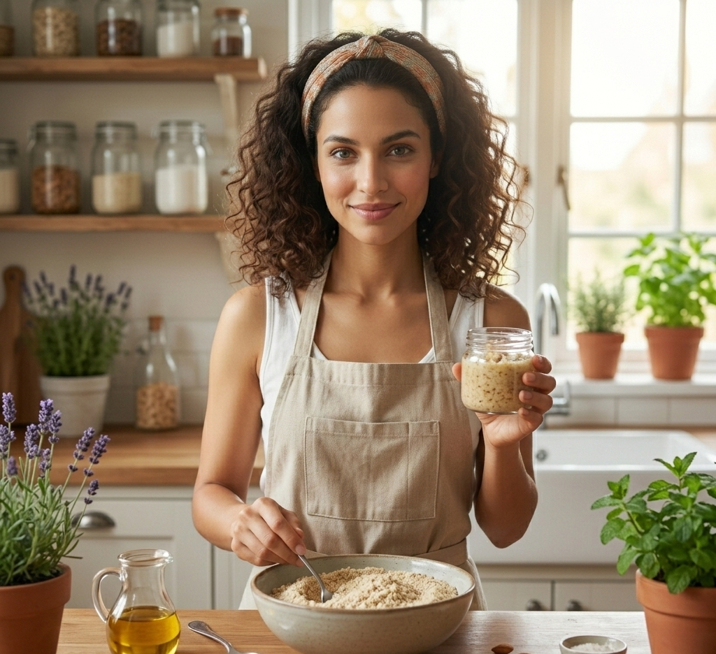 Gentle Almond Face Scrub: A DIY Exfoliation Guide