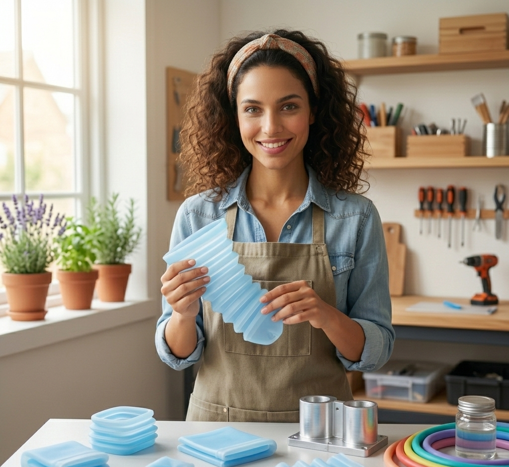 كيفية صنع جورب قابل للطي من السيليكون