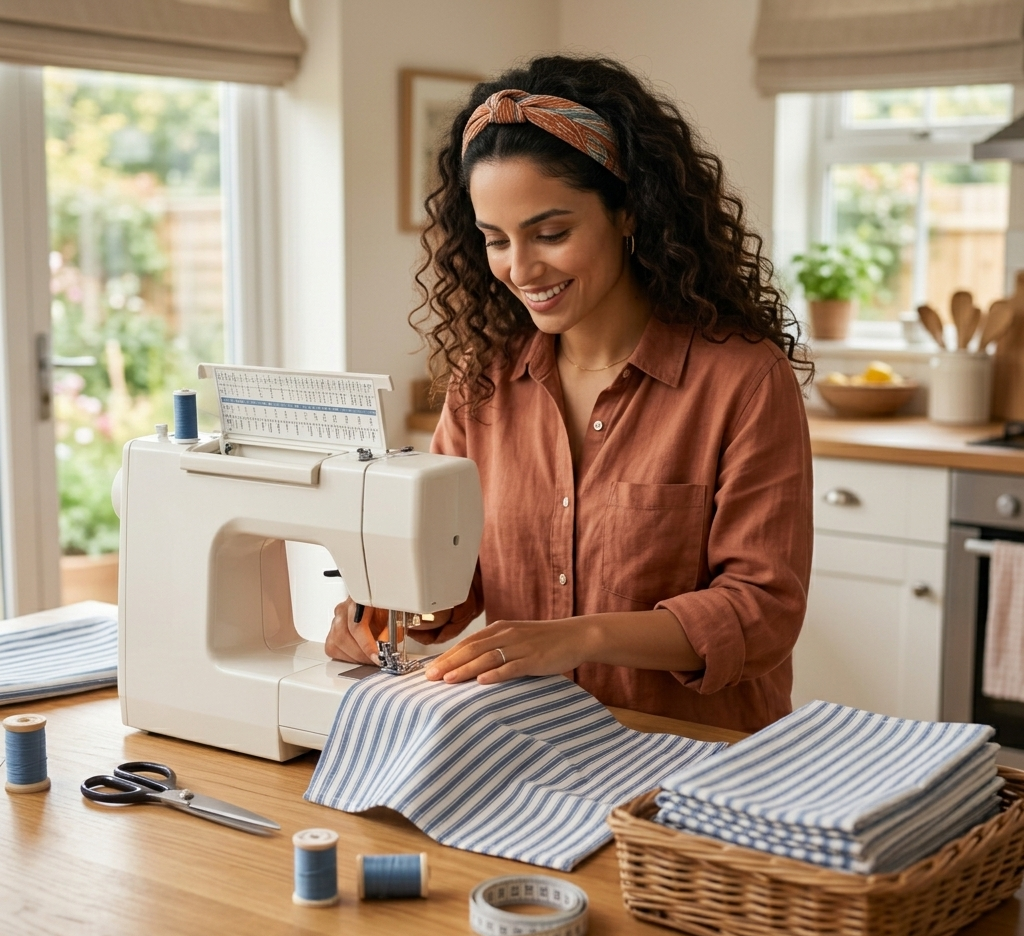 دليل شامل لصنع مناديل مائدة عائلية من القماش