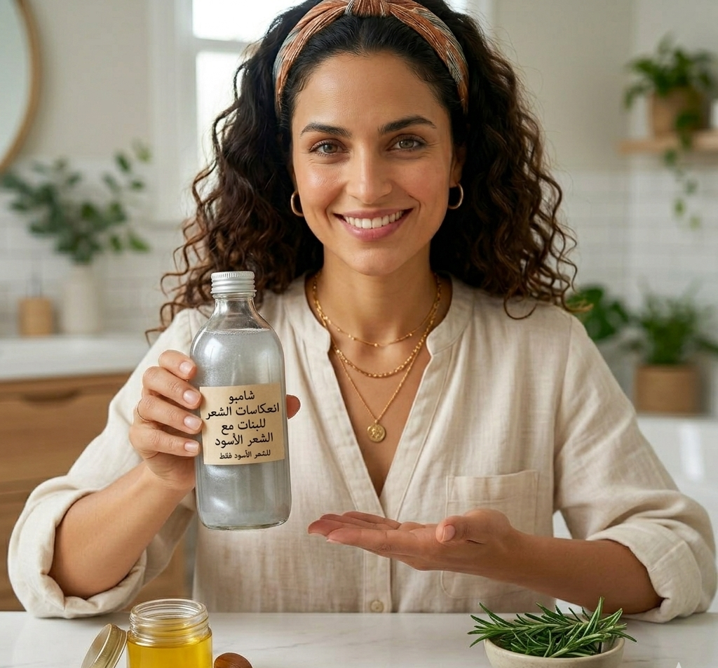 دليل شامل: شامبو انعكاسات الشعر للبنات مع الشعر الأسود