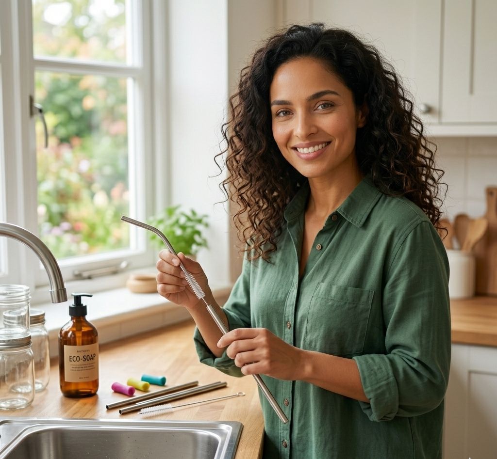 How to Clean and Maintain Your Reusable Stainless Steel Straw with Brush
