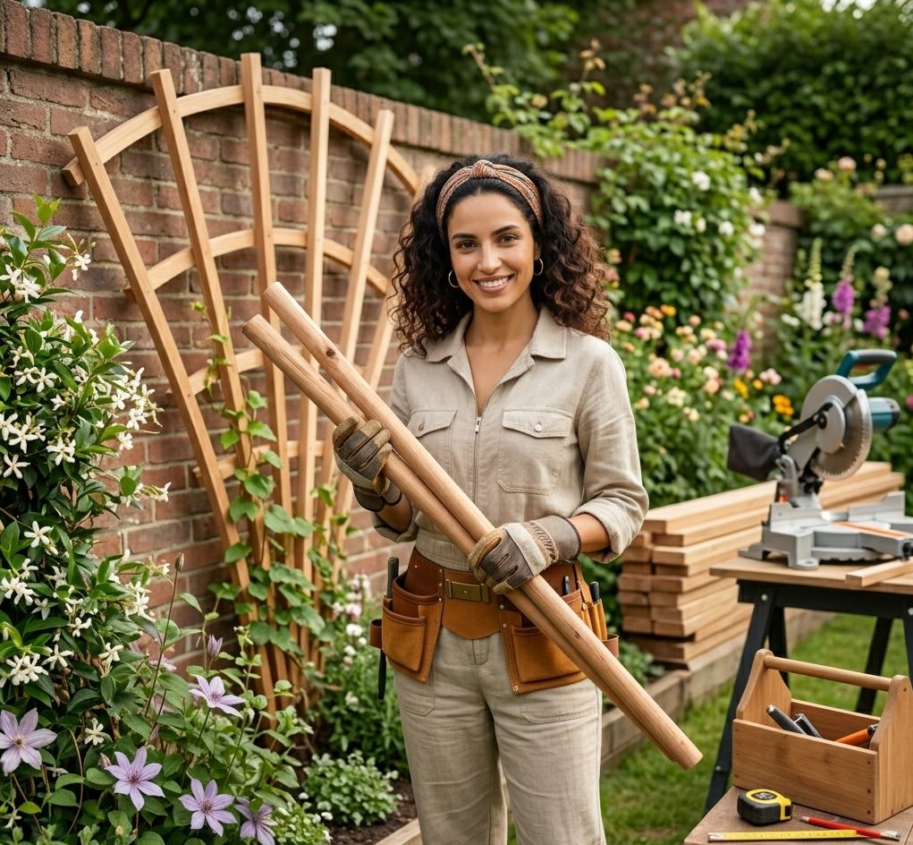 Build Your Own Climbing Plant Trellis: A DIY Guide for Thriving Gardens