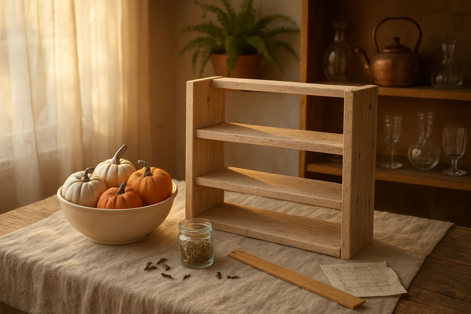 Build Your Own Sturdy Pumpkin Display Shelf: A DIY Tutorial