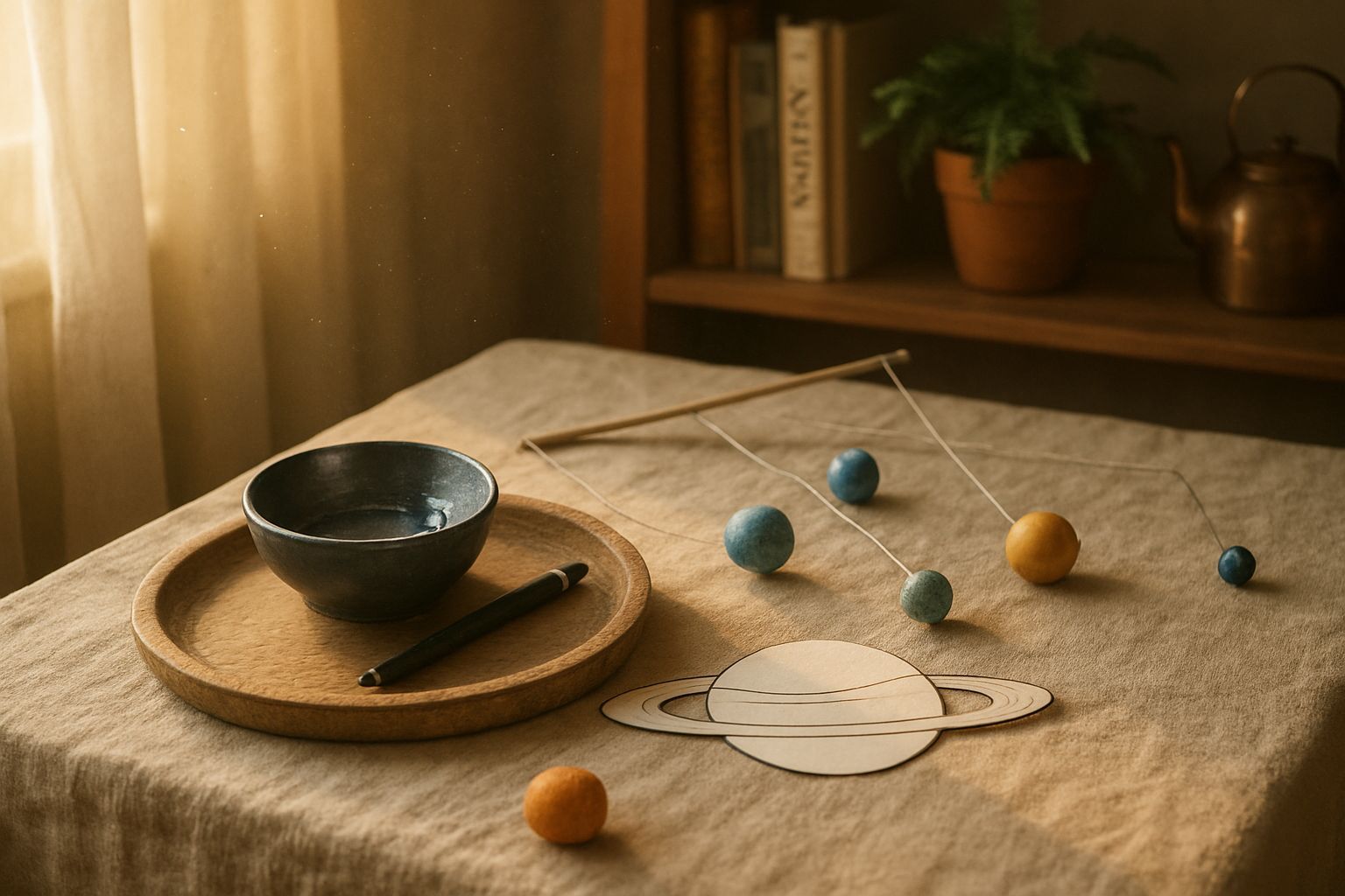 Cómo hacer un móvil del sistema solar: Tutorial paso a paso