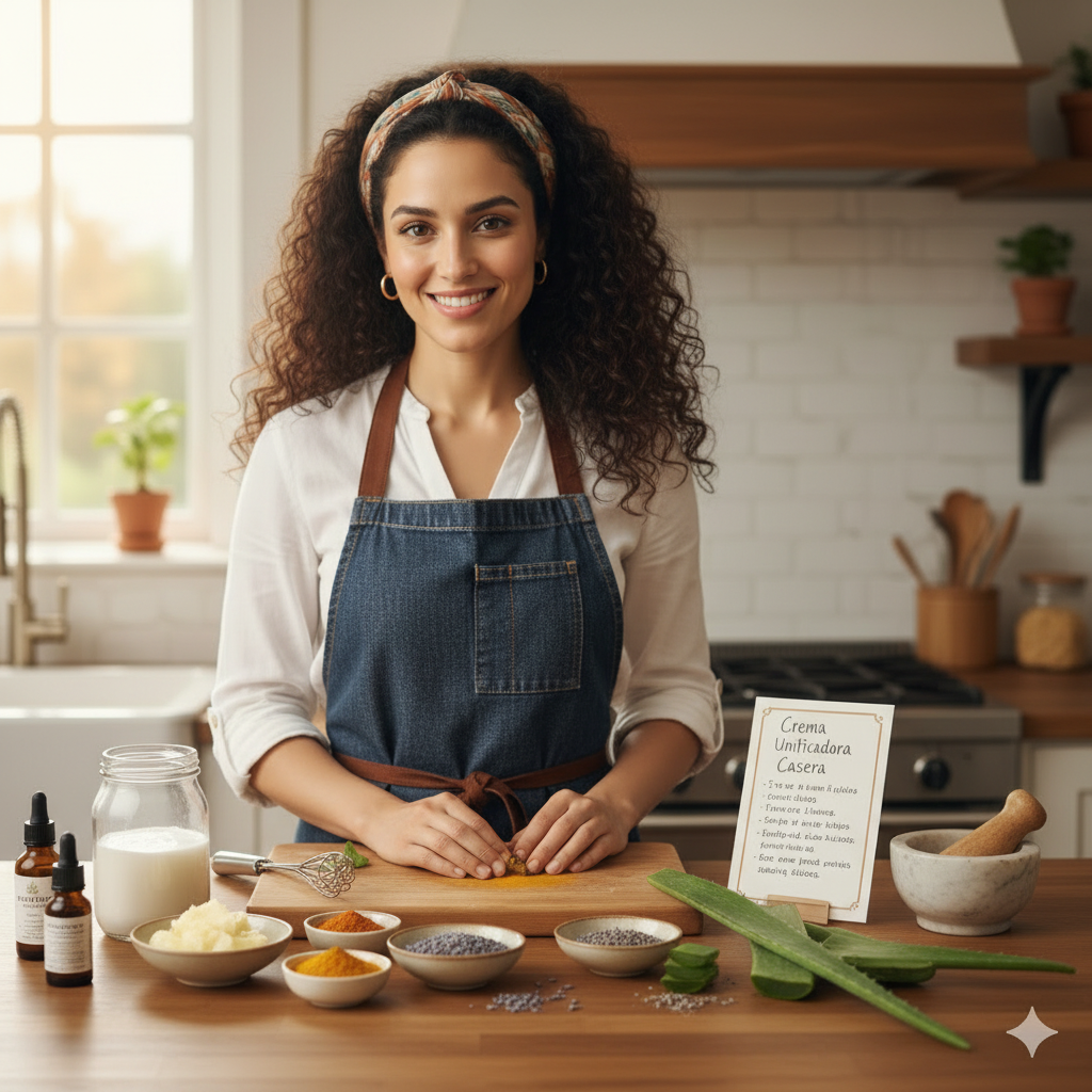 Cómo hacer una crema unificadora para tono de piel irregular en casa