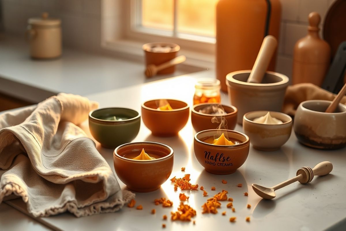 كريمات حماية اليدين من البرد: دليل شامل لتحضير واستخدام كريمات منزلية طبيعية