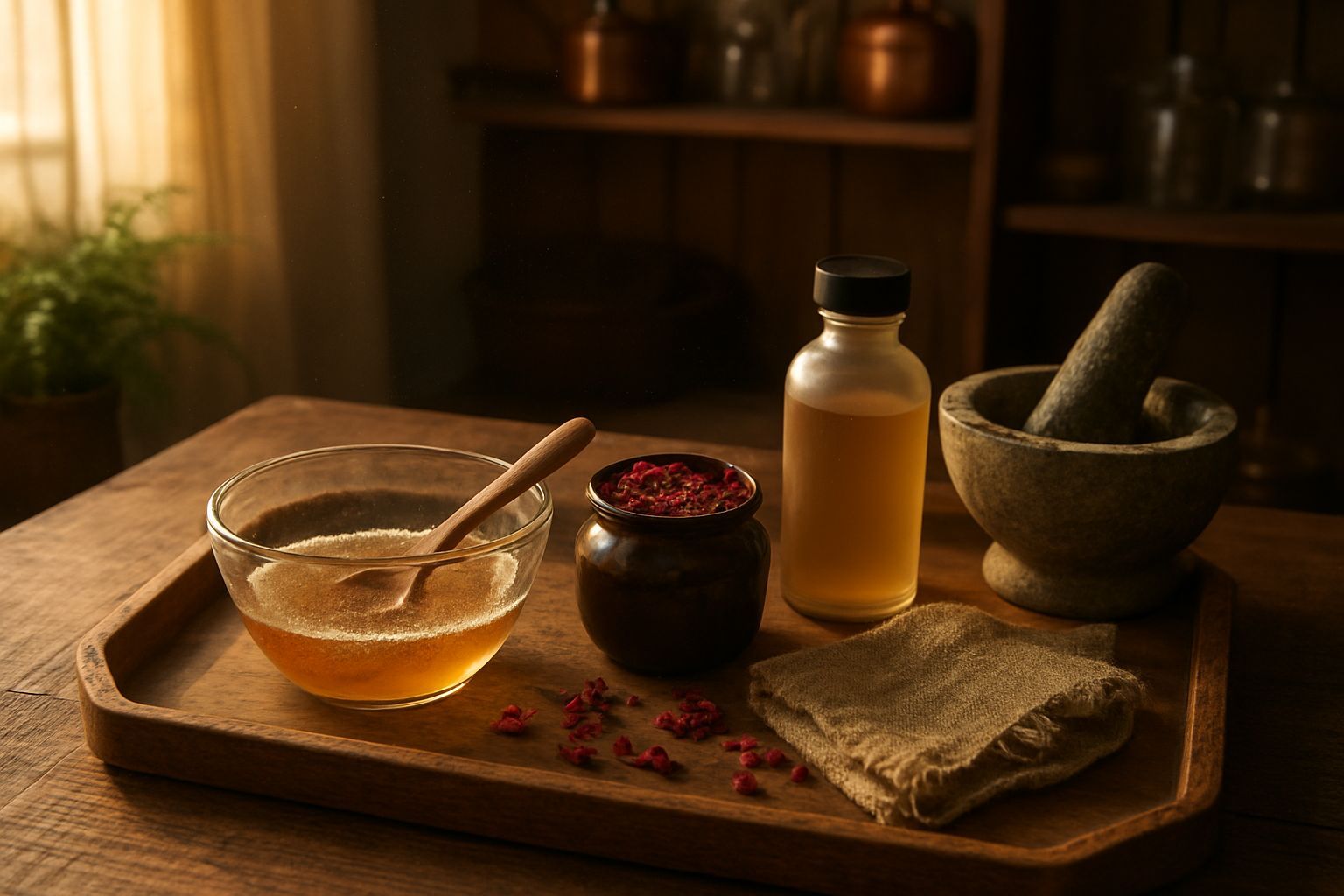 غسول البشرة المشرقة بالحبوب الصغيرة