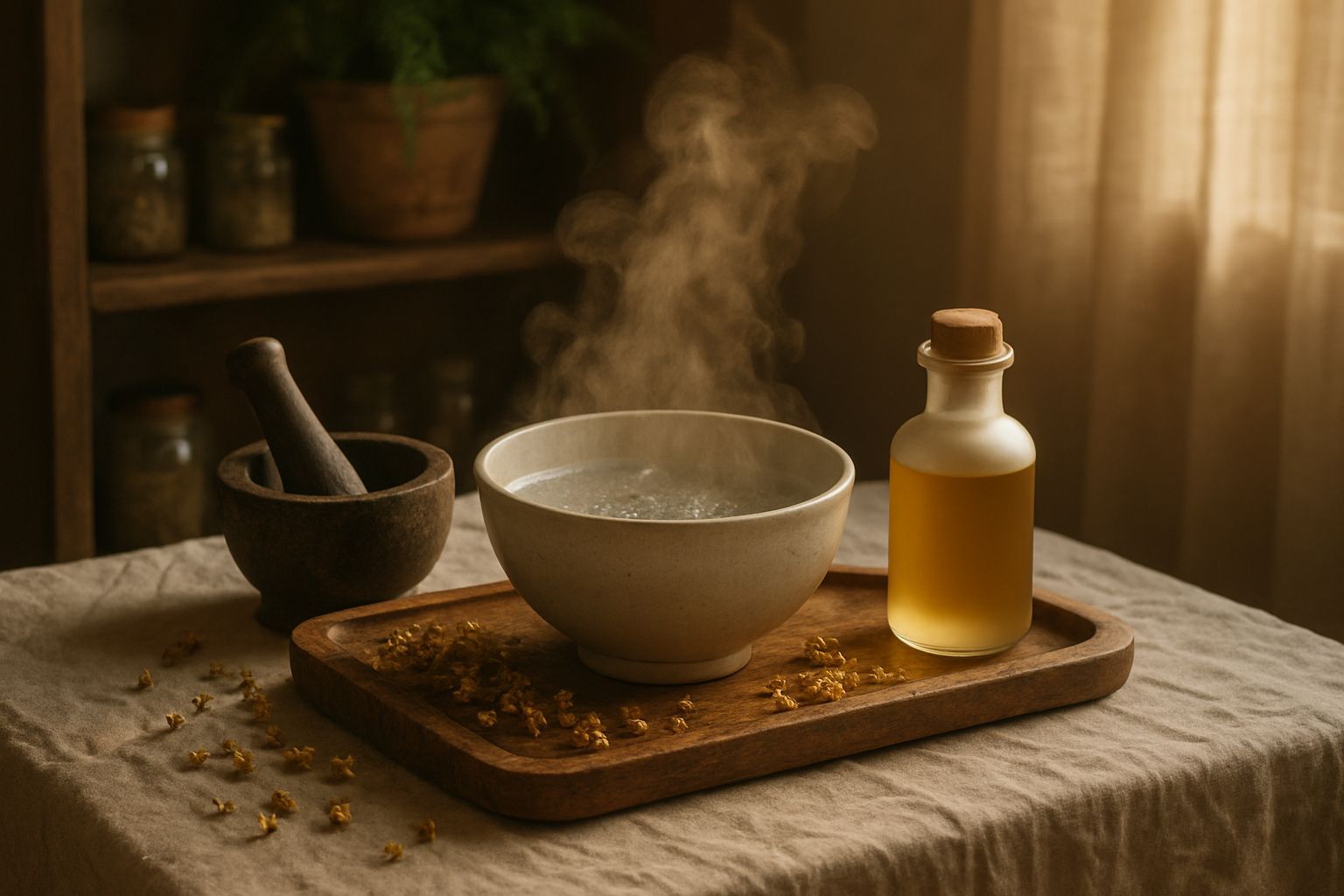 Herbal Facial Steam Bath: A Natural Way to Glow