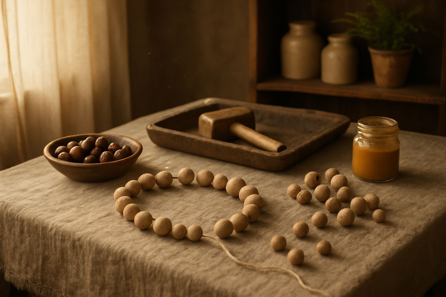 How to Make a Natural Wood Bead Garland: A Step-by-Step Guide