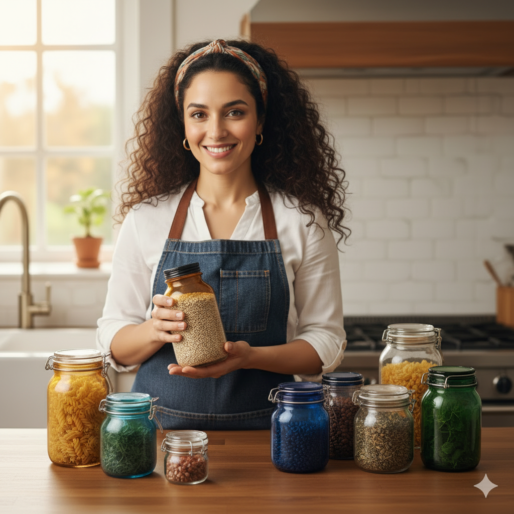 How to Use Tinted Glass Protection Jars for Food Storage