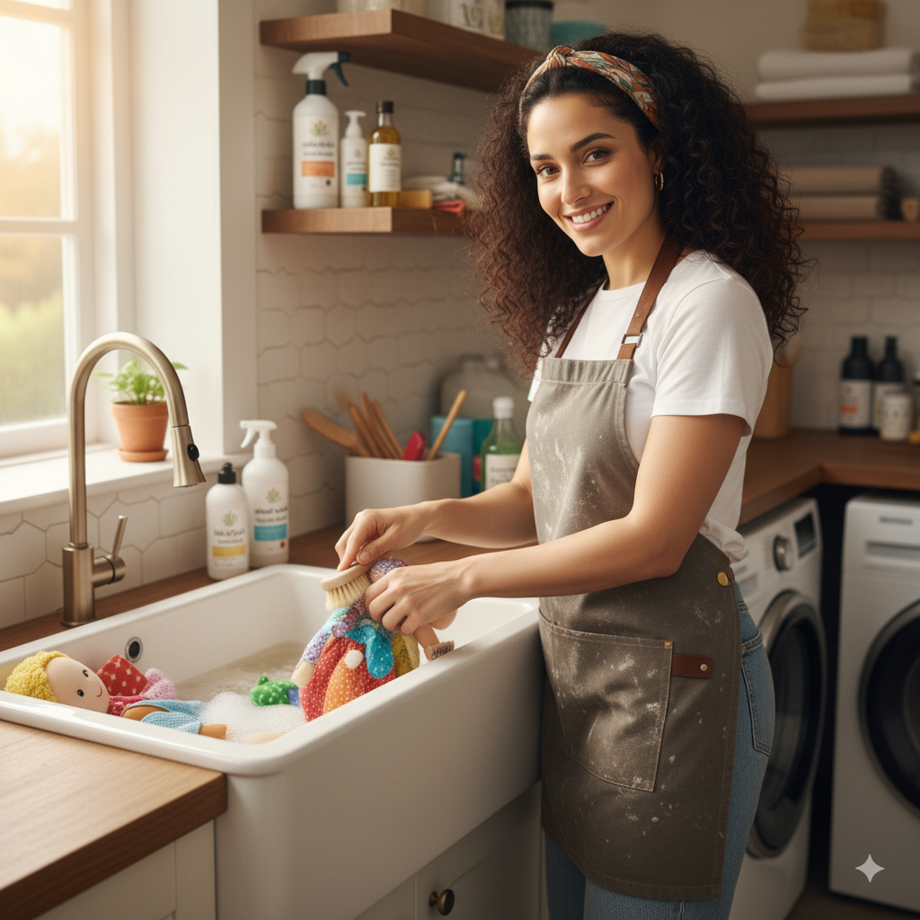 كيف تنظف العرائس والدمى المليئة بالملابس